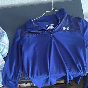 Under Armour Blue Quarter-Zip Pullover